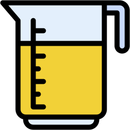 Measuring jar icon