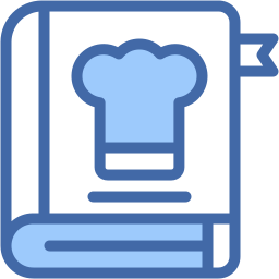 libro de cocina icono