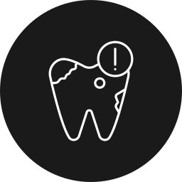 diente sucio icono