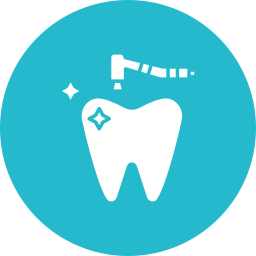 Dental cleaning icon