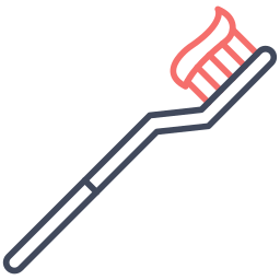 Tooth cleaning icon