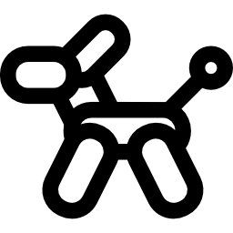 개 모양의 풍선 icon