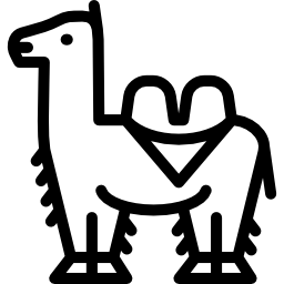 camelo de circo Ícone
