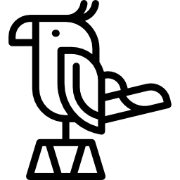 cyrkowa papuga ikona
