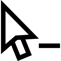 cursor löschen icon