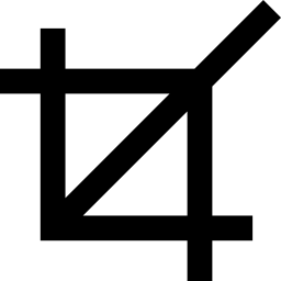 Crop Symbol icon