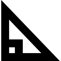 gelijkzijdige driehoek icoon