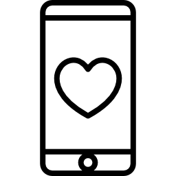 wiadomość tekstowa o miłości ikona