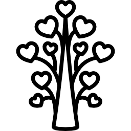 arbre d'amour Icône