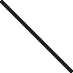 línea diagonal icono