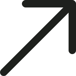freccia diagonale icona