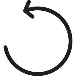 freccia circolare icona