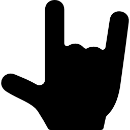 rockowy gest ikona