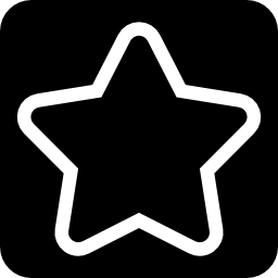 ster in vierkant icoon