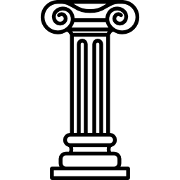 columna decorativa icono