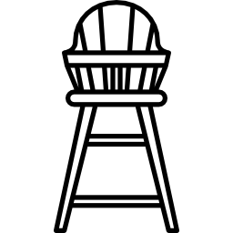 Высокий стул иконка