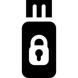 안전한 pendrive icon