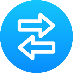 Left and right arrows icon