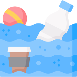 Water pollution icon