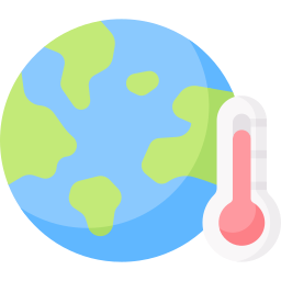 calentamiento global icono