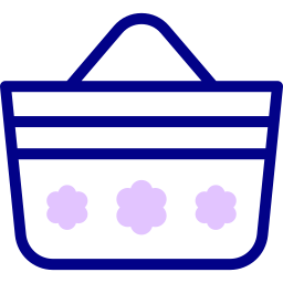 Beach bag icon