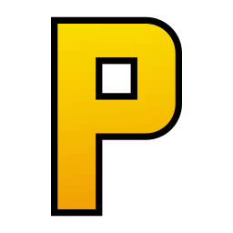 Letter p icon