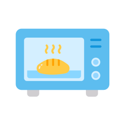 Microwave oven icon