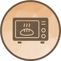 forno a microonde icona