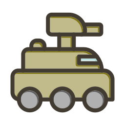 Armoured van icon