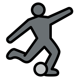 voetbalspeler icoon