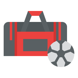 Sport bag icon