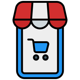 Online shop icon