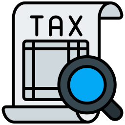 auditoria de impuestos icono