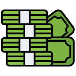 Money stack icon