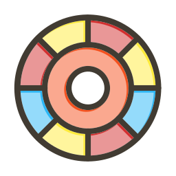Цветовое колесо иконка