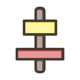 Horizontal alignment icon