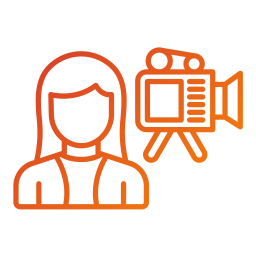 Camera operator icon