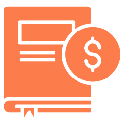 Finance book icon