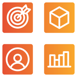 stratégie de marketing Icône