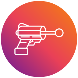 Space gun icon