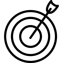 doelpictogram icoon