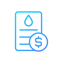 rachunek za wodę ikona