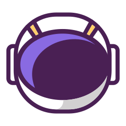 astronauten helm icoon