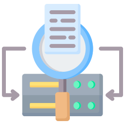 recopilación de datos icono