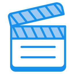 Action clapper icon