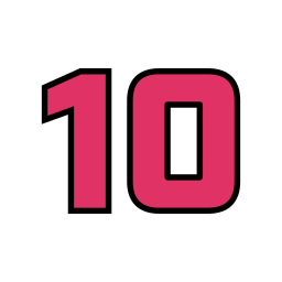 número 10 Ícone