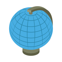globe raster icoon
