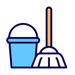strumento di pulizia icona