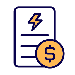 Electricity bill icon