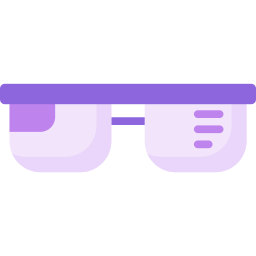 Virtual reality glasses icon